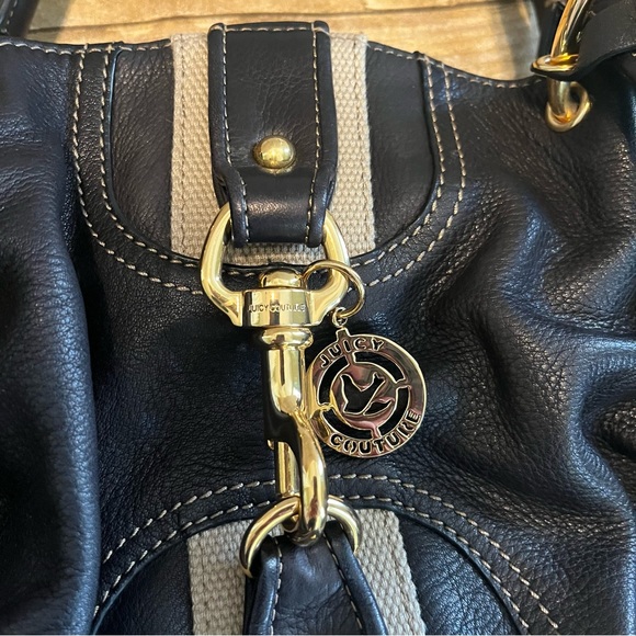 Juicy Couture Vintage Y2K Black Leather Handbag - Picture 3 of 16